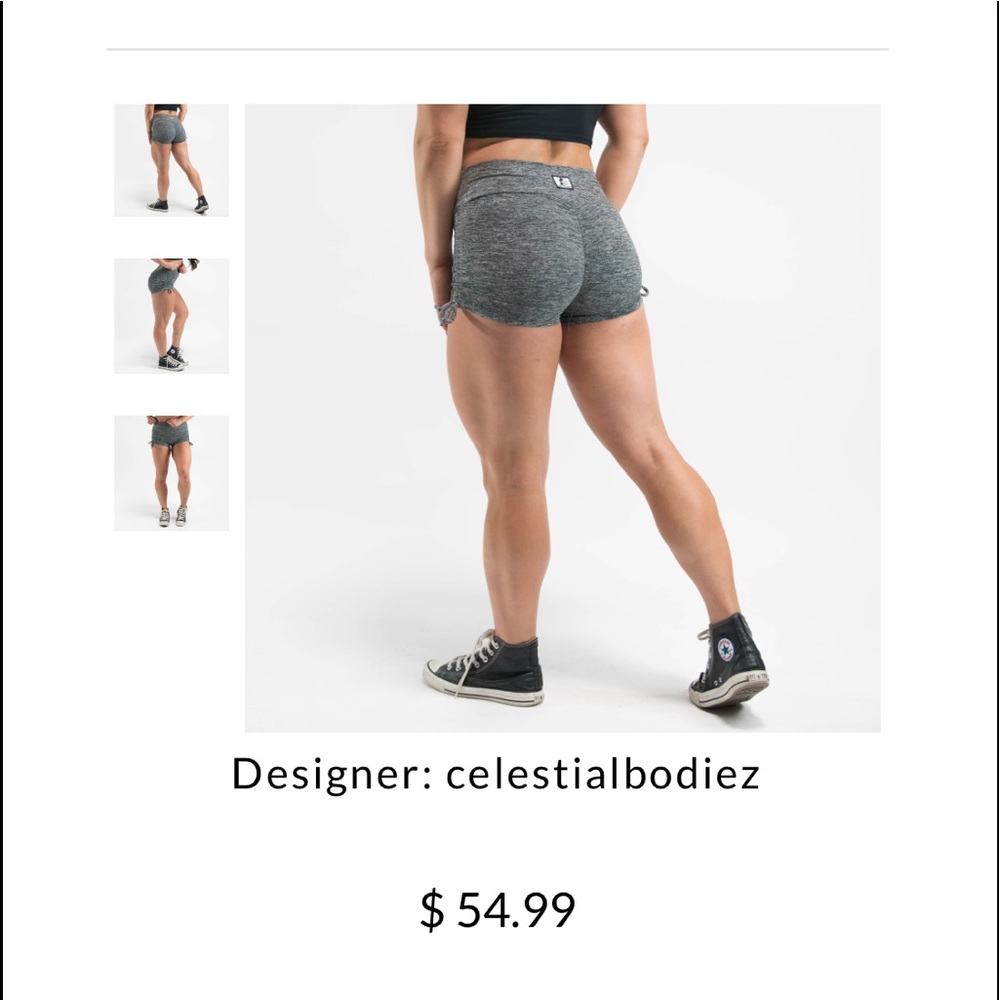 Celestial Bodiez booty scrunch shorts